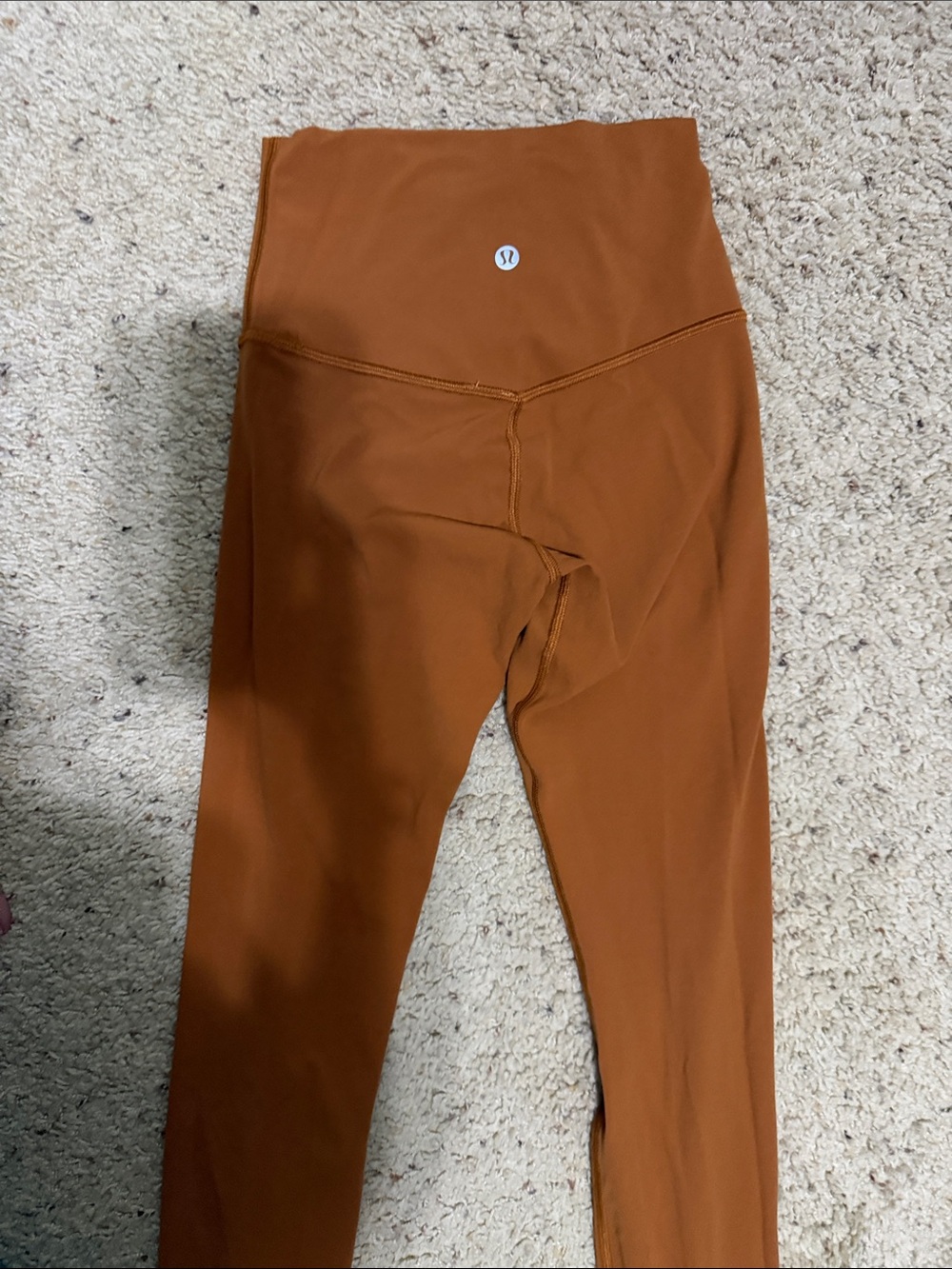 lululemon athletica High-Rise Rust-Brown Leggings